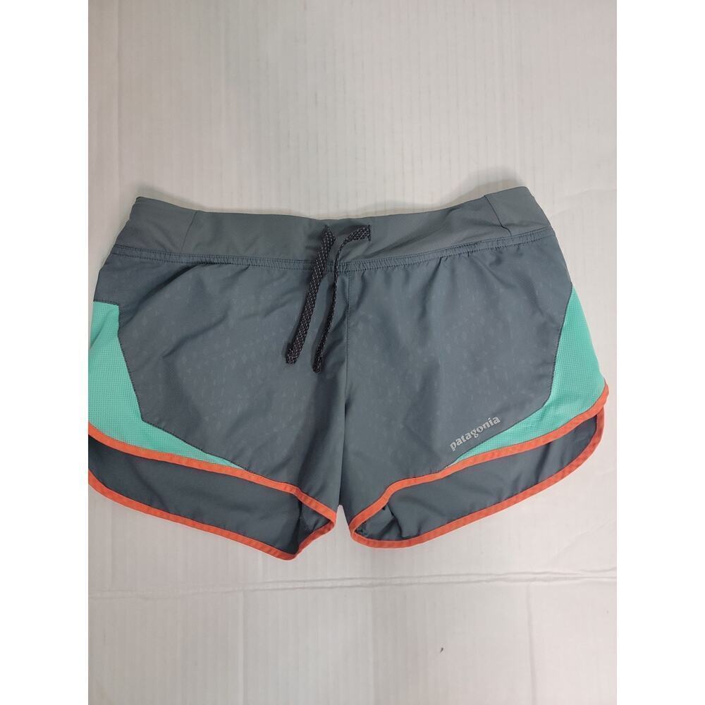 Patagonia Strider Running Shorts Womens Size 2XS Drawstring Lined Logo